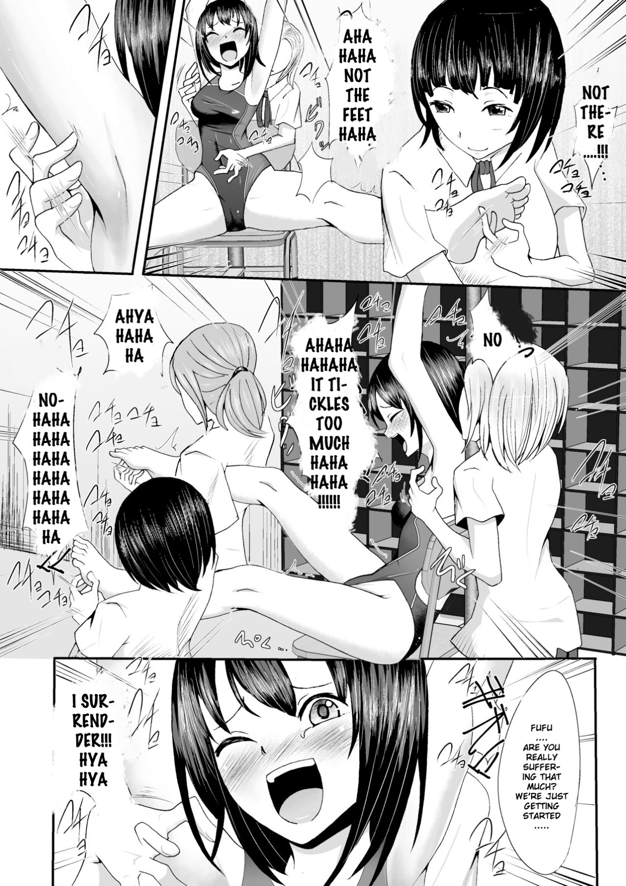 Hentai Manga Comic-The Swimsuit Girl's Ticklish Weapons-Read-17